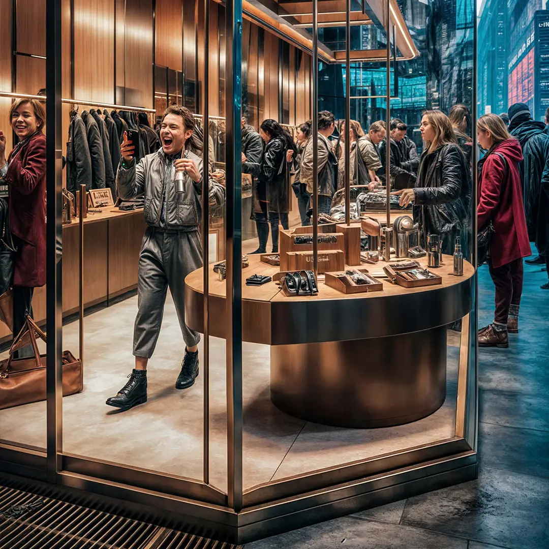 Retail spaces by Helixvision